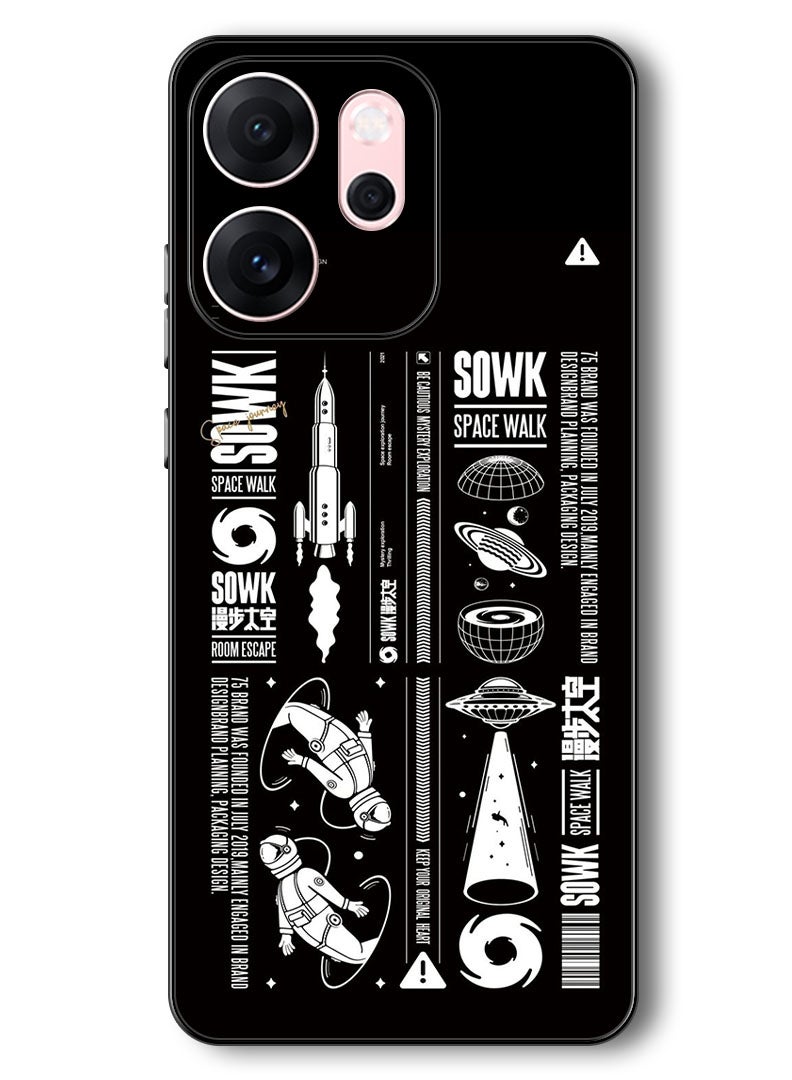 Theodor Case Compatible with Oppo Reno 14 F 6.57 Inch Protection Shockproof Bumper Cover Sowk - Image 1