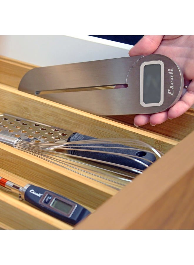 Escali F115 Compact Kitchen Scale, 11 lb/5 kg, Stainless Steel - Image 3