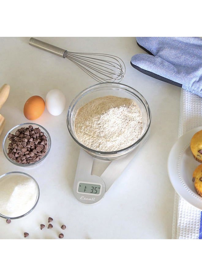 Escali F115 Compact Kitchen Scale, 11 lb/5 kg, Stainless Steel - Image 5