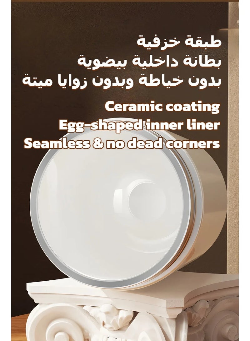 Stainless Steel Coffee Insulated Thermal Cup, Travel Coffee Mug Spill Proof with Lid, Reusable Coffee Cup For Home Office Outdoor Works - Image 4