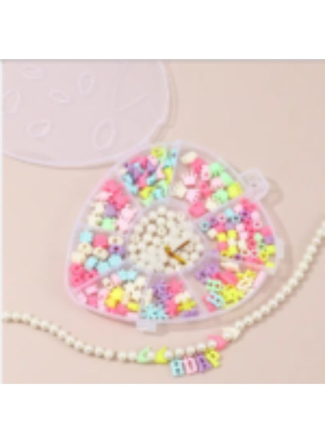 Colorful Beads Jewelry Set In Plastic Box - Image 2