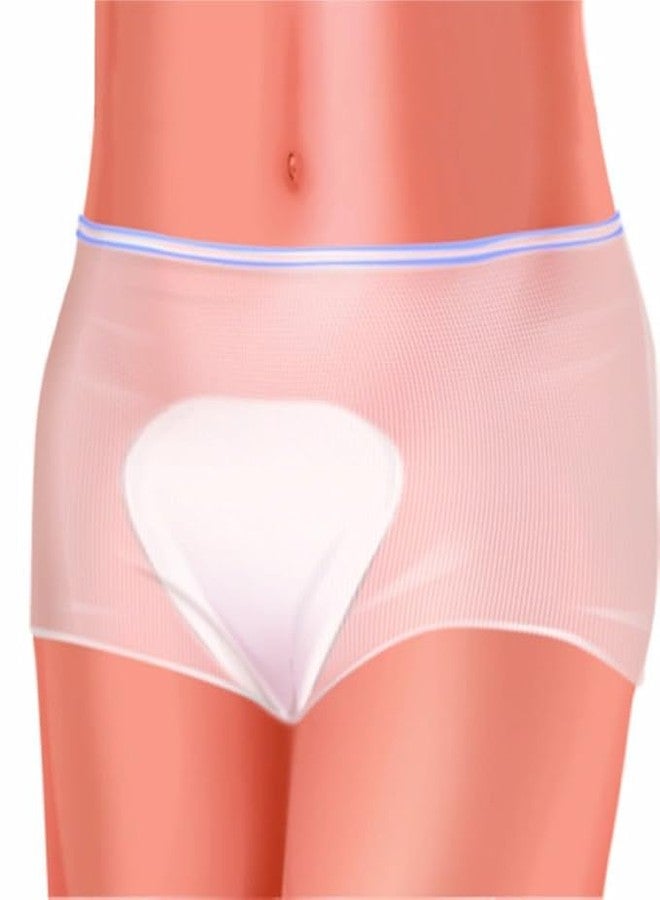 GUDYB New Mom Disposable Pad Fixator Panty for Maternity Use | Soft, Stretchable & Leak-Proof Postpartum Underwear | Secure Fit for Maternity Pads | Breathable & Comfortable | 10pc (2 * 5, Medium) - Image 2