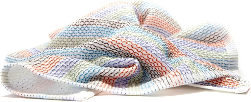 Full Circle Tidy Dish Cloths Set of 3 - Multicolored Bamboo Cleaning Cloths - Image 3