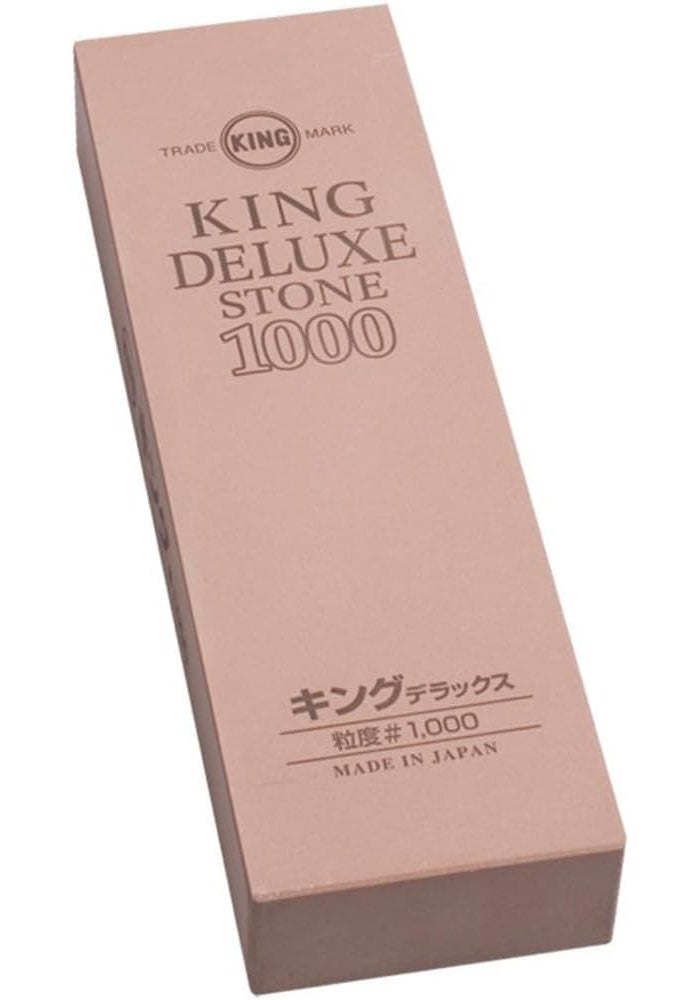 KING K1000#1000 Whetstone for Sharpening Knives - Medium Grit Ceramic Stone, Made in Japan - Image 1