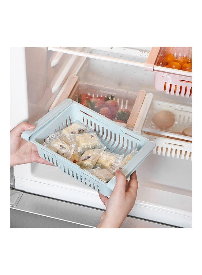 Retractable Fridge Organizer Pull Out Drawer Refrigerator Clip On Under Shelf Basket For Kitchen Storage Fits Mint  - Image 3
