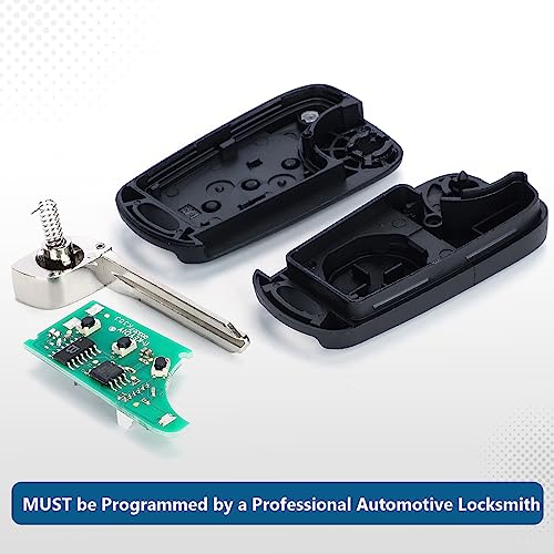 Keyecu Replacement Remote Key Fob for Kia Soul 2010 2011 2012 2013 ID46 315MHz FCC ID: NYOSEKSAM11ATX(AMFL) / 95430-2K340 Black - Image 3