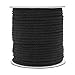 Tenn Well Black Macrame Cord 165 Feet 5mm Wide Braided Cotton Rope for Macrame Plant Hangers Wall Hangings DIY Crafts Halloween Decor - Image 2