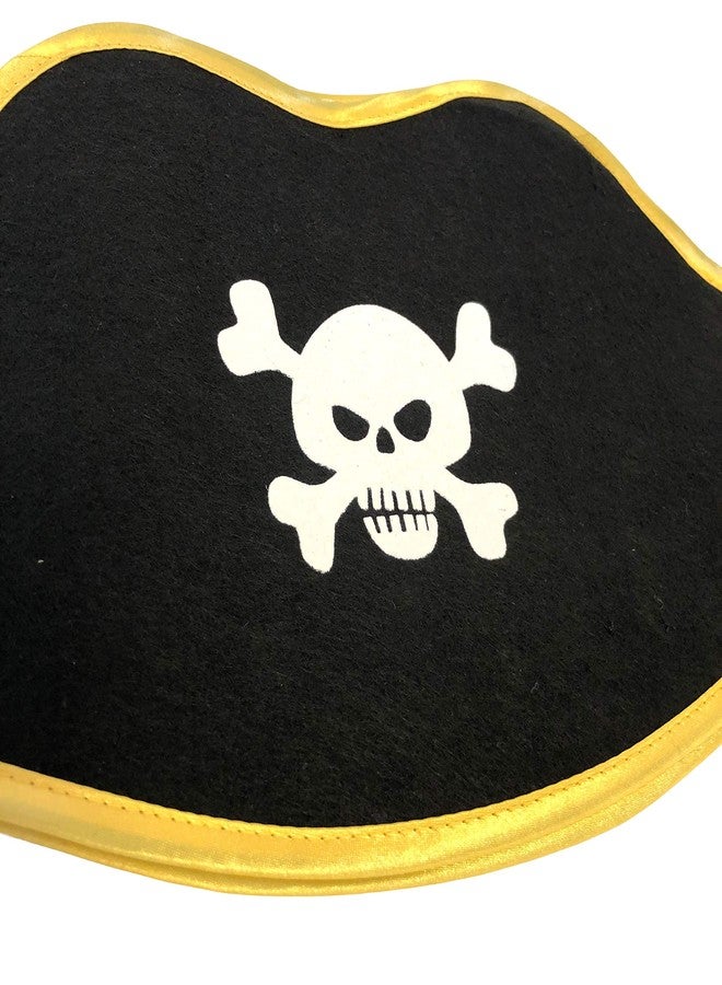 Liontouch - Pirate Hat - Captain Red Stripe | Age 3-8 Years - One Size Fits All | Pretend Play Toy For Kids & Toddlers with Skull Motive | Dress Up, Fancy Dresses & Costumes For Sailing the Caribbeans - Image 3