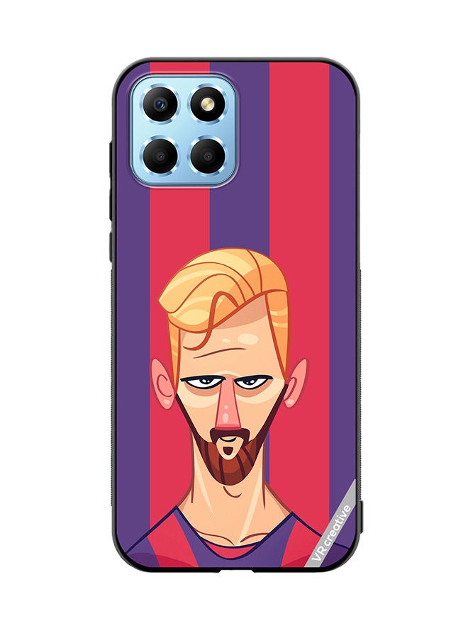 VR CREATIVE Protective Case Cover For Honor X8 5G Messi Design Multicolour - Image 1