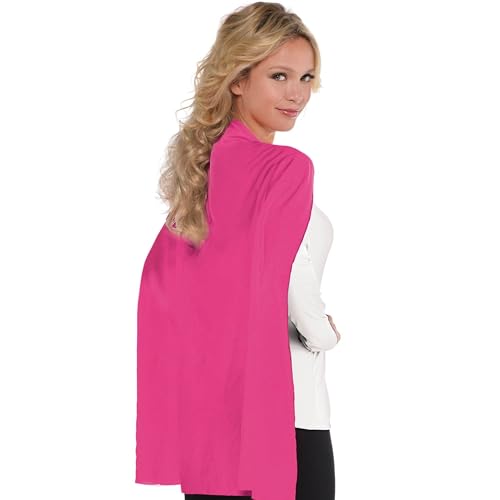 Amscan Pink Cape Costumes for Kids and Adults - 30" (1 Count) - Great For Party Dress-Up - Superhero & Halloween Capes - One Size Fits Most - Image 4
