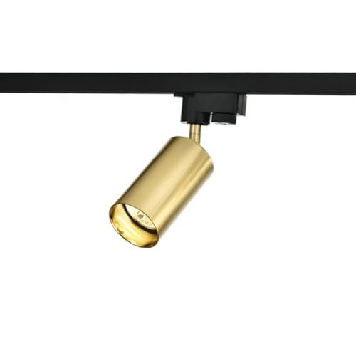 Harold Electricals 7 Watt Golden Body Solara COB Tracklight | Indoor Focus Spotlight for Shop, Showroom, Living Room & Malls - Warm White Light (Track-Way Not Included) Pack of 1 - Image 1