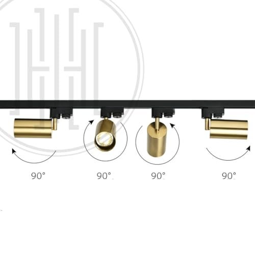 Harold Electricals 7 Watt Golden Body Solara COB Tracklight | Indoor Focus Spotlight for Shop, Showroom, Living Room & Malls - Warm White Light (Track-Way Not Included) Pack of 1 - Image 2