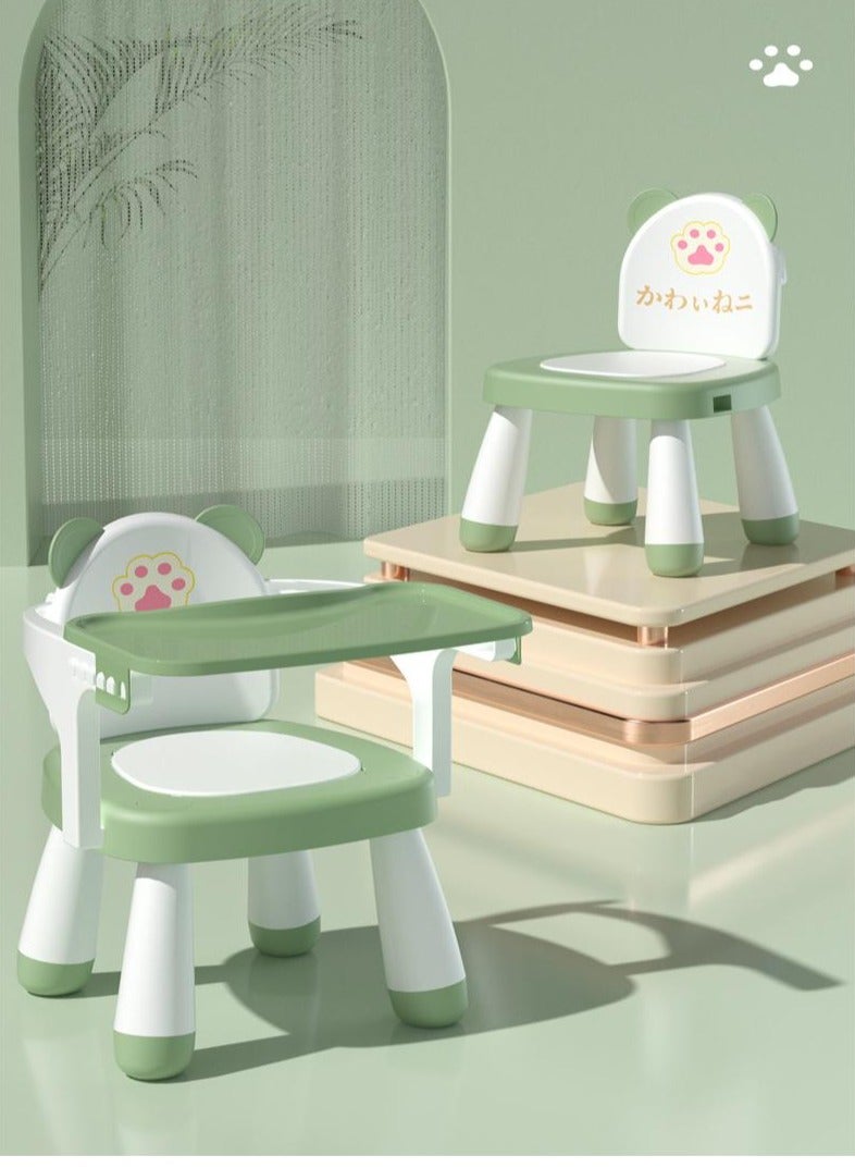 Tanwer Children's portable baby chair, multifunctional dining table and chair - Image 1