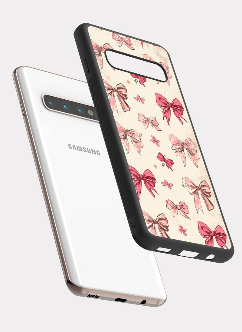 PXLAAT Samsung Galaxy S10 Plus case cover Bow Pattern - Image 2