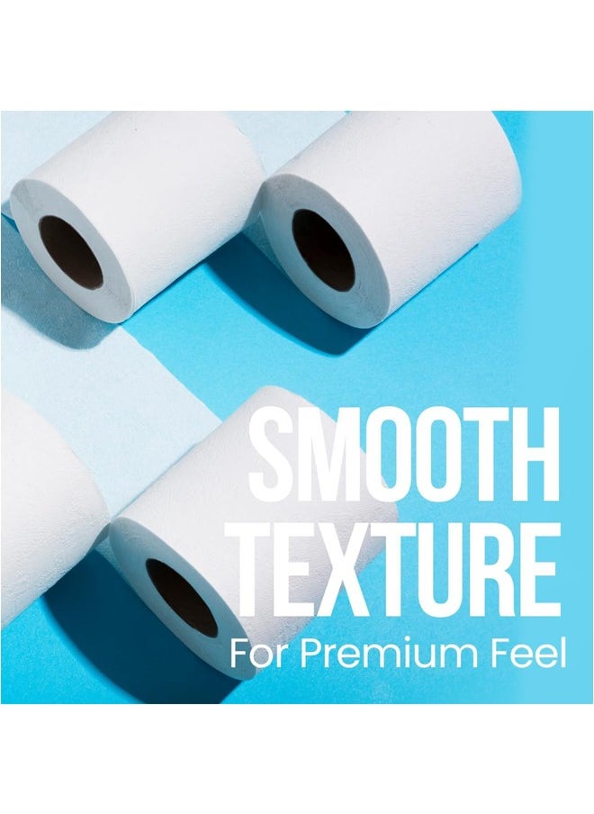 NICE Touch - 2-Ply Embossed Toilet Rolls, 10 X 180 Sheets Extra Saving Tissue Rolls - 1800 Premium 2-Ply Sheets, Soft Feel Tissue Suitable for All Skin Types and Germ Protection - Image 1