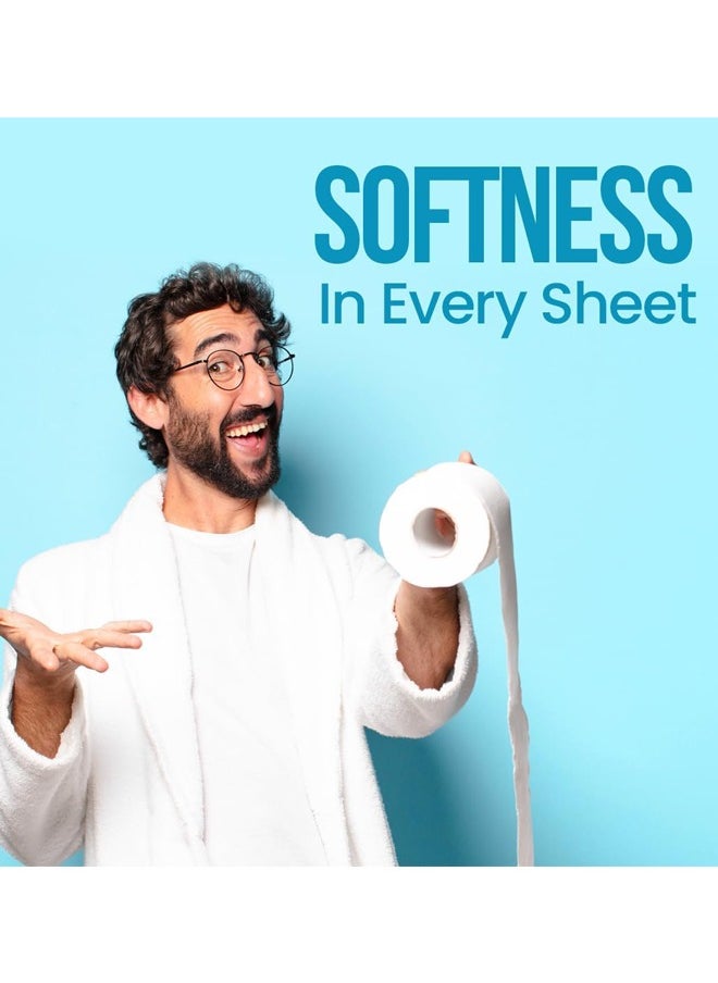 NICE Touch - 2-Ply Embossed Toilet Rolls, 10 X 180 Sheets Extra Saving Tissue Rolls - 1800 Premium 2-Ply Sheets, Soft Feel Tissue Suitable for All Skin Types and Germ Protection - Image 1
