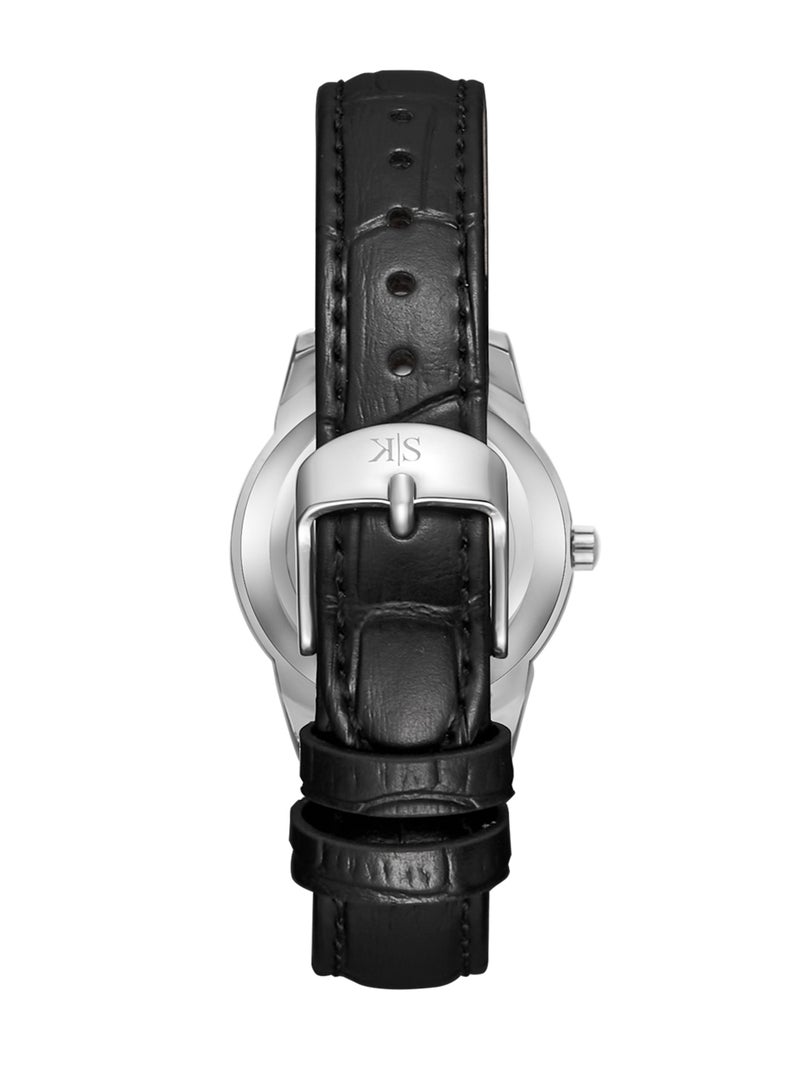 KENNETH SCOTT Women'S White Dial Analog Watch - K23530-Slbw - Image 3