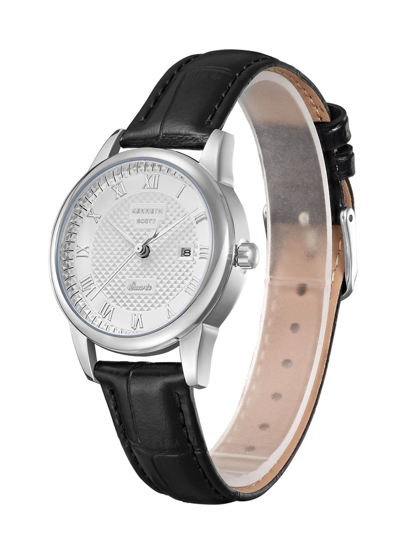 KENNETH SCOTT Women'S White Dial Analog Watch - K23530-Slbw - Image 2