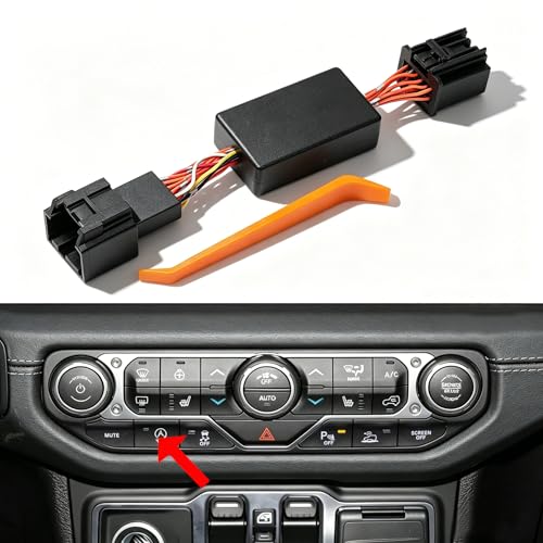 FanPaYY Auto Start Stop Eliminator for 2018-2023 Wrangler JL JLU Gladiator Plug Play Start-Stop Engine System A-Off Delete Disable Canceller Device Cable Jumper Bypass Harness Cable Module (Not fit 4XE) - Image 1
