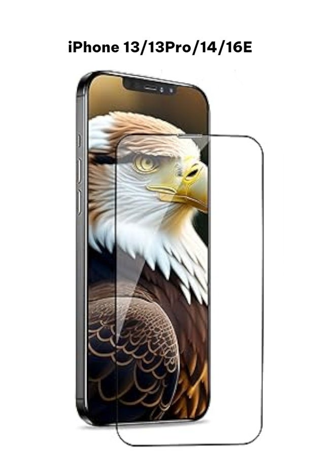 واقي شاشة مضاد للتجسس لـ آيفون 13/13 برو / 14 / 16 اي (iPhone 13/13 Pro/14/16E) 11D نانو مضاد للتجسس لحماية الخصوصية (لقافة) من Lion, حماية قصوى للشاشة من الخدوش والكسر - Image 5