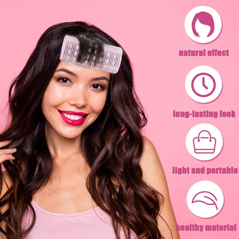 WILLBOND 8 Pcs Long Hair Rollers for Bangs Aluminum Core Curlers Thermal 4.7 x 2 Inch Self Grip Roller for Long and Medium Jumbo Hair Women Hairstyle - Image 5