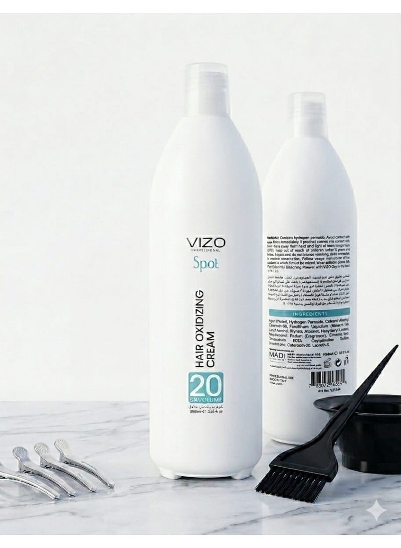 Vizo Spot Hair Oxidizing Cream 20% Volume 1000ML - Image 1