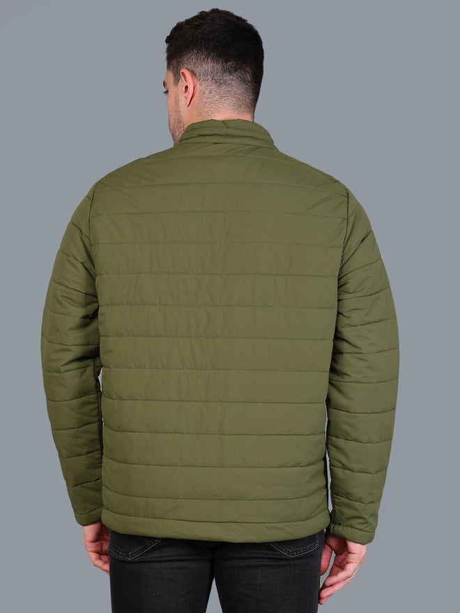 فورت كولينز جاكيت بومبر مبطن رجالي فورت كولينز زيتوني - Image 4