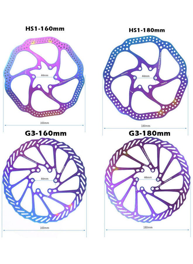 NIBEMINENT Bike Disc Brake Rotor Stainless Steel 2 x 3 2cm - Image 4
