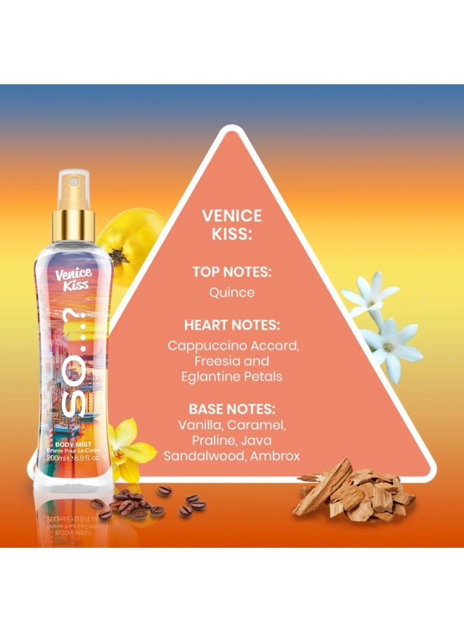 So..? Venice Kiss Body Mist 200ml - Image 2