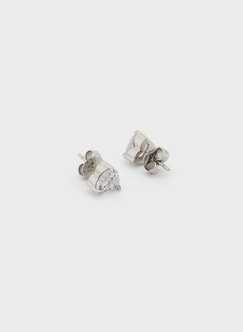 GUESS Heart Stud Earrings