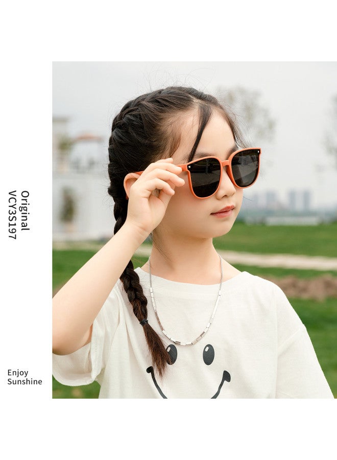 VVC نظارات شمسية قابلة للطي للأطفال - حماية من الأشعة فوق البنفسجية، نظارات شمسية صيفية للجنسين لحماية العينين - Image 2