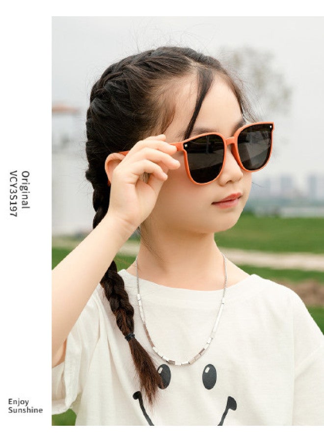 VVC نظارات شمسية قابلة للطي للأطفال - حماية من الأشعة فوق البنفسجية، نظارات شمسية صيفية للجنسين لحماية العينين - Image 1