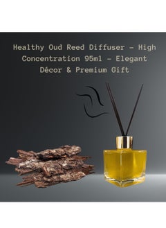Generic Healthy Oud Reed Diffuser – High Concentration 95ml – Elegant Décor & Premium Gift  - Image 1