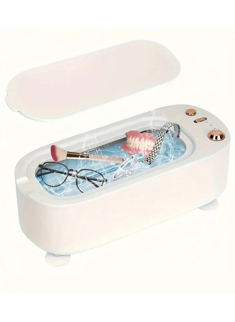 Ru syanl Rechargeable Ultrasonic Jewelry Cleaner Machine High-Frequency Vibration Cleaning for Watches Toothbrushes and Makeup Accessories USB Charging  - Image 3