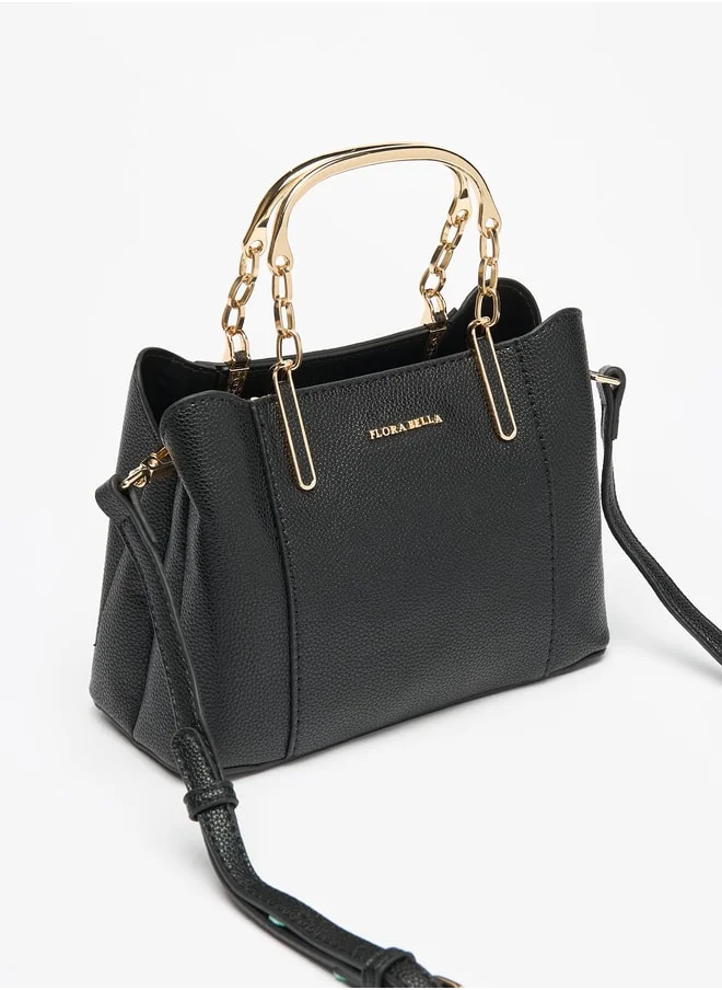 فلورا بيلا من شو إكسبرس Women's Monogram Print Tote Bag with Zip Closure and Adjustable Strap