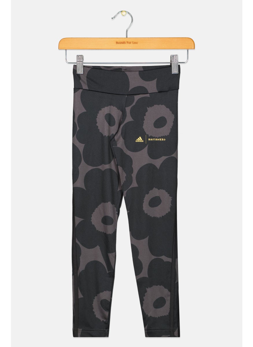 Adidas Adidas x Marimekko Kids Girl Sportswear Fit Training Leggings, Multicolor  - Image 1
