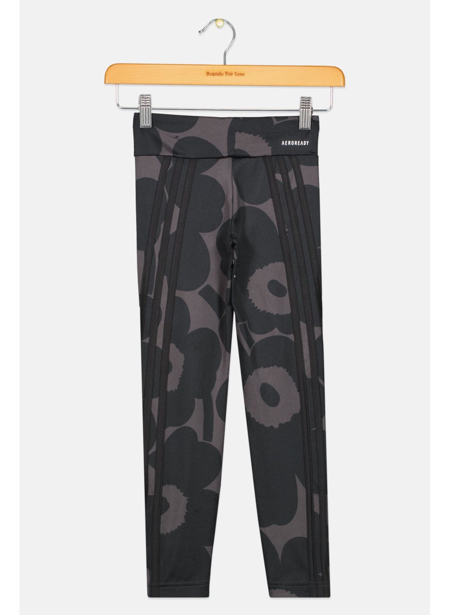 Adidas Adidas x Marimekko Kids Girl Sportswear Fit Training Leggings, Multicolor  - Image 2