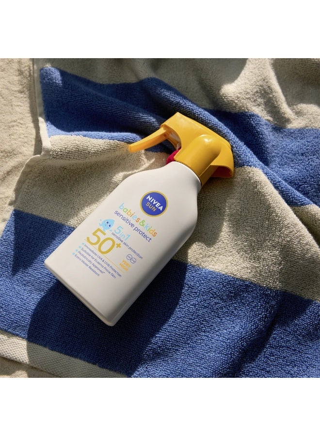 نيفيا بخاخ حماية الأطفال والرضع من الشمس الحساسة بعامل حماية 50+، 270 مل - Image 3