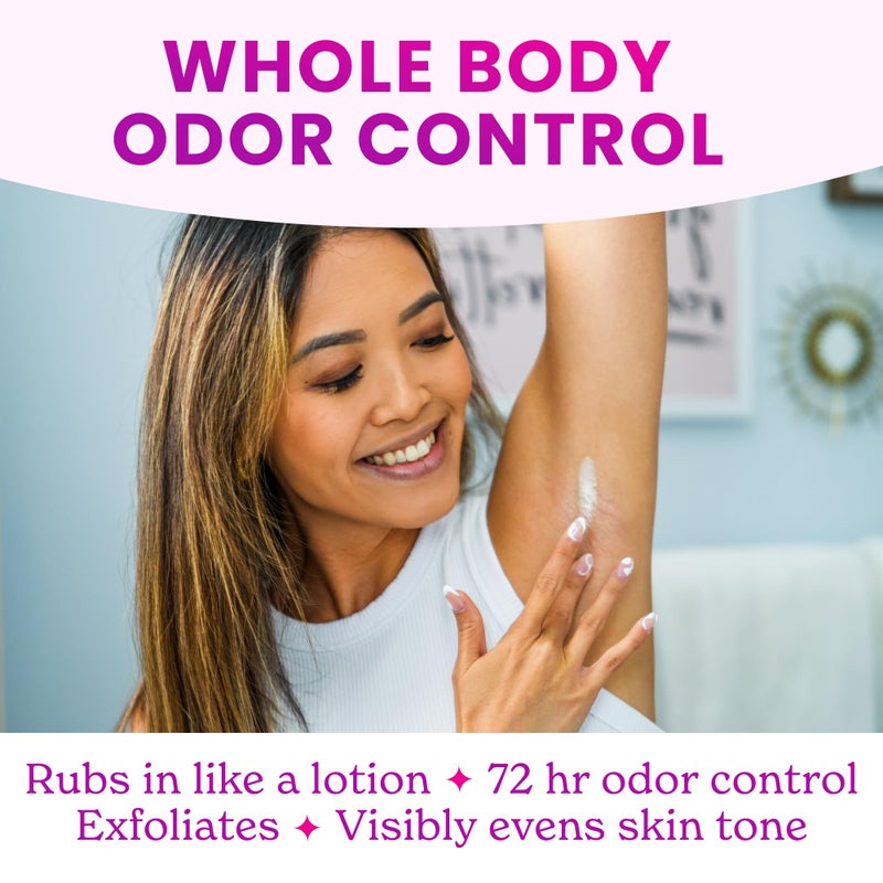 Lume مزيل العرق Lume Whole Body - أنبوب كريم غير مرئي صغير وعصا صلبة - تحكم في الرائحة لمدة 72 ساعة - خالٍ من الألومنيوم وصودا الخبز وآمن على البشرة - أنبوب صغير 0.5 أونصة + عصا صلبة 2.6 أونصة (يوسفي نظيف) - Image 4