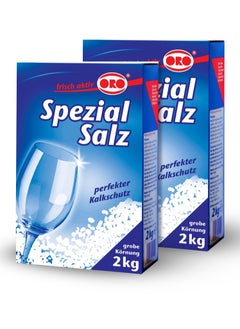 Oro ORO Dishwasher Salt - 2 Kg (Pack of 2)  - Image 1