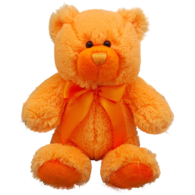 Anico 8 Orange Teddy Bear Cute Plush Small Bear Soft Stuffed Animal Perfect for Kids Birthdays Holidays and More - Image 2