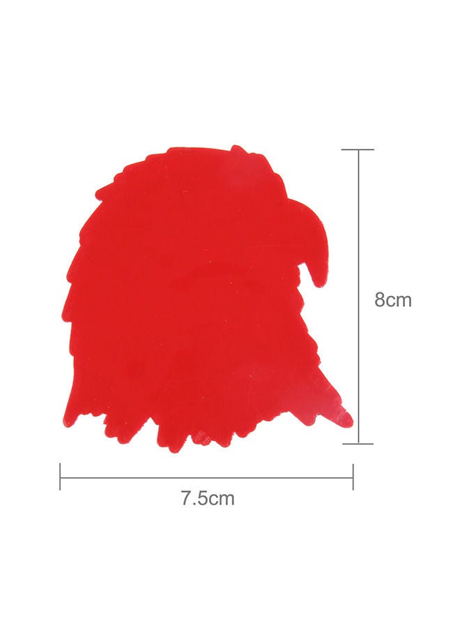 NIBEMINENT Owl Head Shape Shining Metal Car Sticker - Image 2