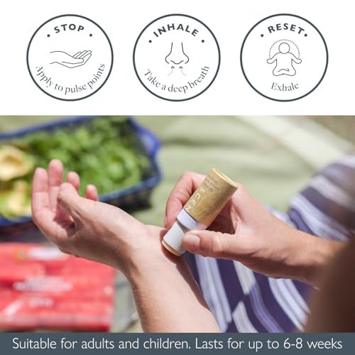 Scentered Aromatherapy Balm Stick - Happy - Mood Boost Roll On Essential Oils Blend for Positive Thinking - 100% Natural: Grapefruit, Cedarwood, Lemon Myrtle Essential Oil - Positive Gifts for Women - Image 5