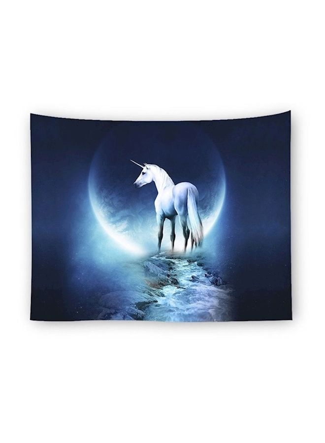 NIBEMINENT Home Decor Tapestry Wall Hanging Blue/White 188grams - Image 1