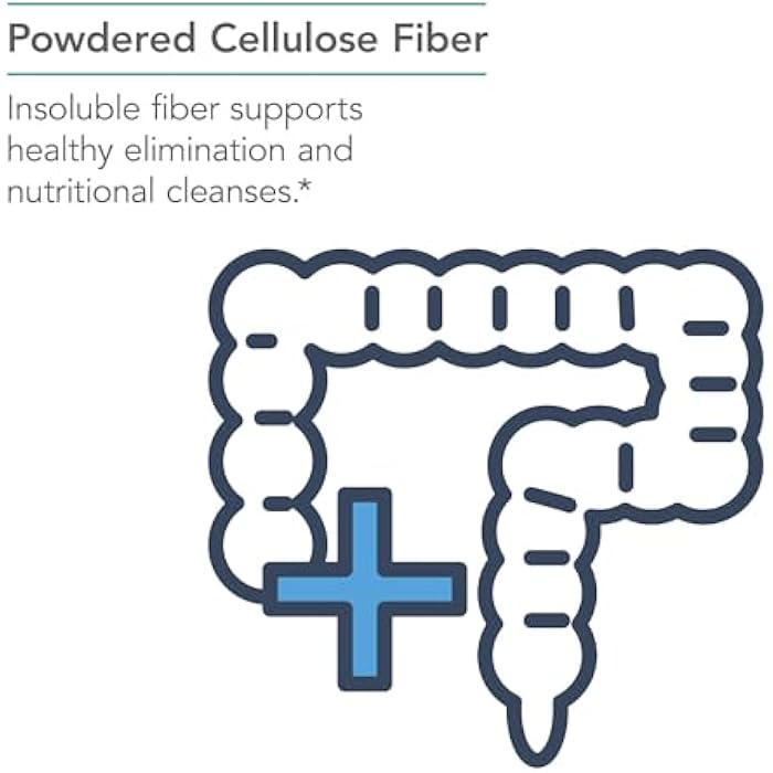 Nutricology Dietary Fiber Powder - 2000mg Insoluble Fiber Supplement, Microcrystalline Cellulose Powder, Powdered Cellulose, Non-Fermentable, Hypoallergenic - 8.8 Oz - Image 3