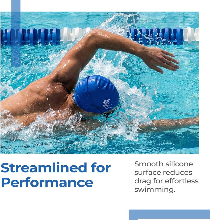 Lifelong Swimming Cap for Men & Women- Swim Hair Caps for Short Hair - Image 4