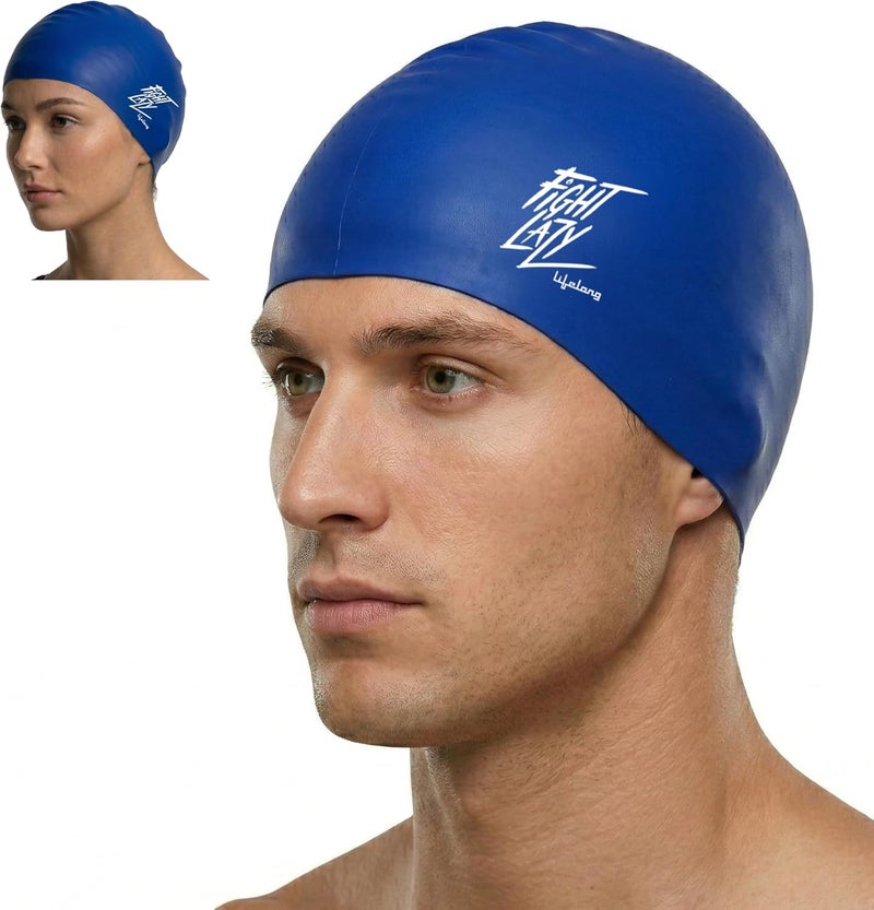 Lifelong Swimming Cap for Men & Women- Swim Hair Caps for Short Hair - Image 1