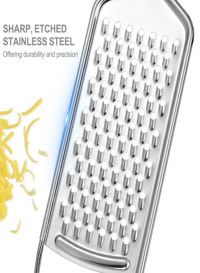 Sopito Cheese Grater, Sopito 3 Packs Stainless Steel Lemon Zester Grater with Silicone Handle for Cheese, Chocolate, Spices, and More - Image 5