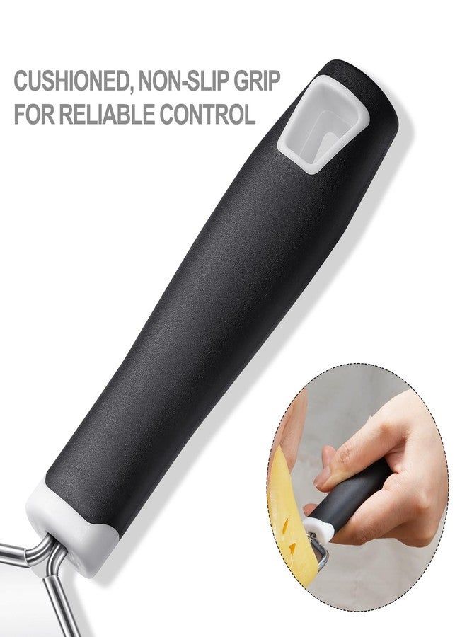 Sopito Cheese Grater, Sopito 3 Packs Stainless Steel Lemon Zester Grater with Silicone Handle for Cheese, Chocolate, Spices, and More - Image 4