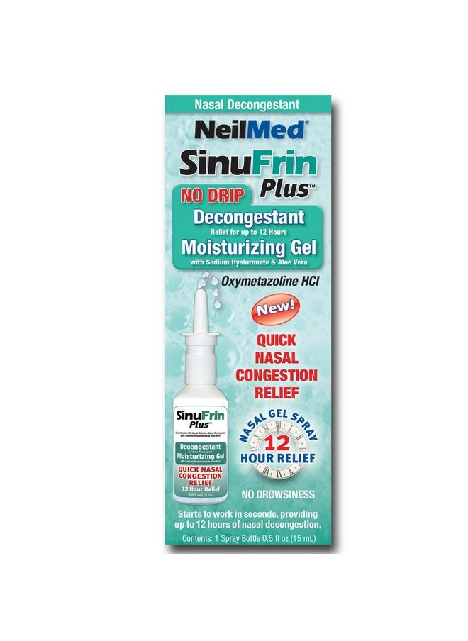 NeilMed Sinufrin Plus Decongestant Moisturizing Gel, .5 Fluid Ounce(Packaging May Vary)  - Image 2